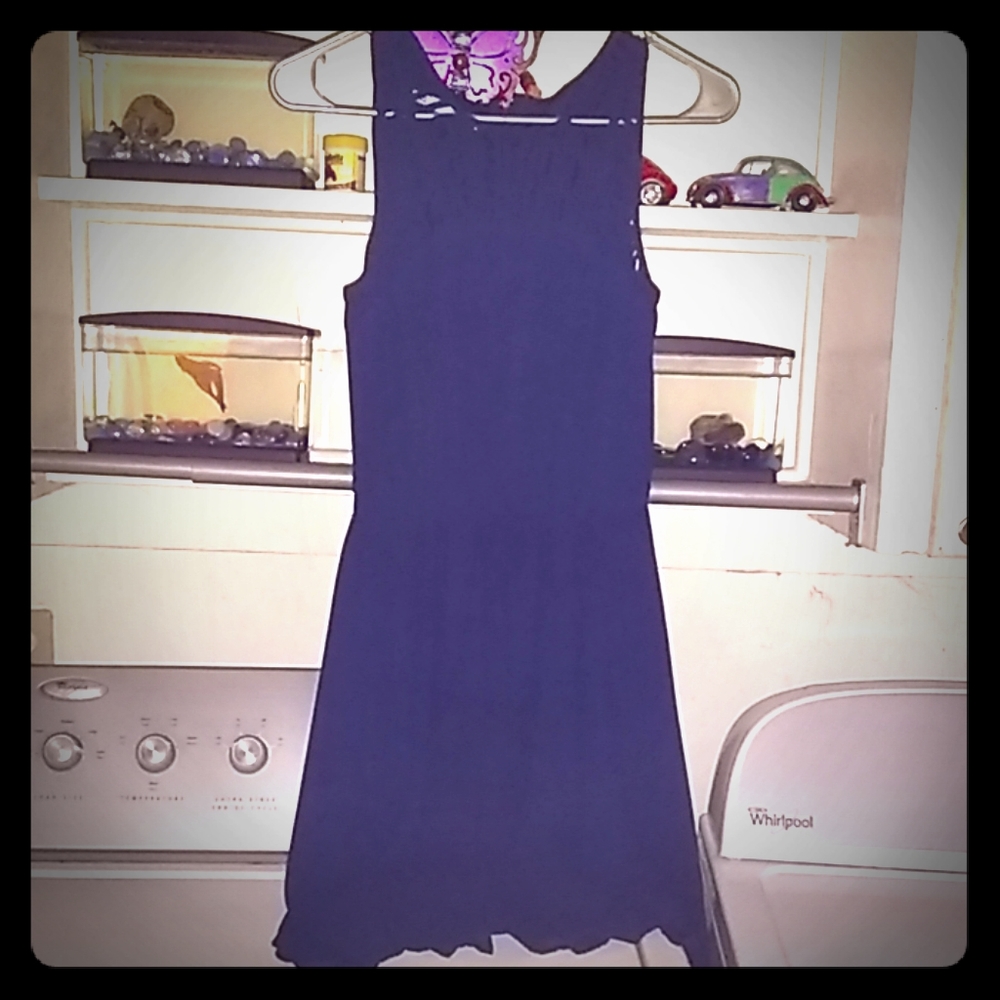 Blue dress